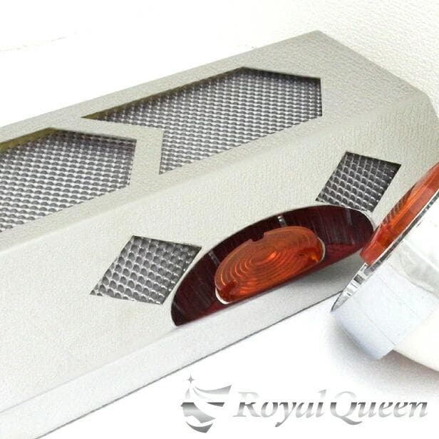 0635 配線付き★長方形アンドン 鏡面 ダイヤ 菱形 ひし形 紫