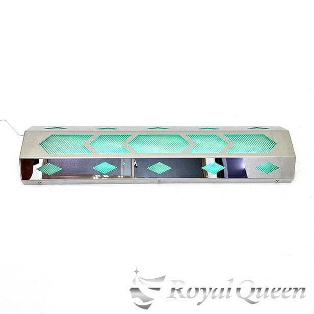 0635 配線付き★長方形アンドン 鏡面 ダイヤ 菱形 ひし形 紫