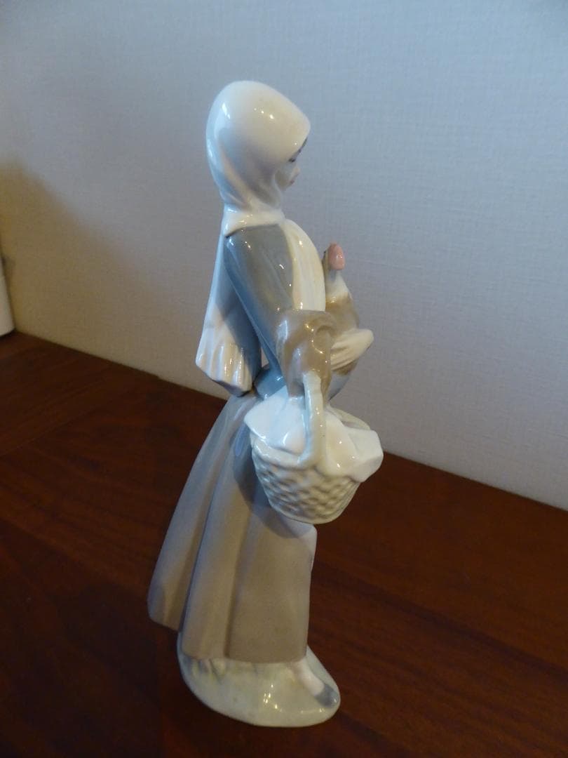 リアドロ3点セット　ちょっと残念な小鳥と少女、ニワトリと少女、鳩と少女