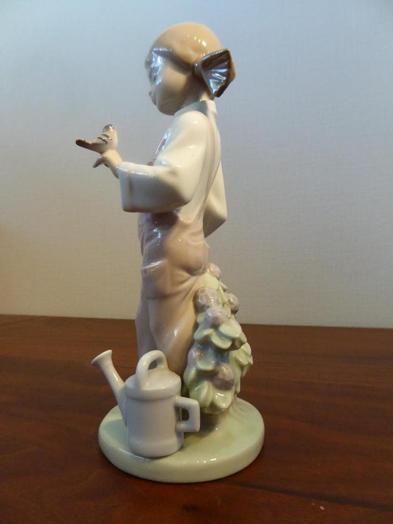 リアドロ3点セット　ちょっと残念な小鳥と少女、ニワトリと少女、鳩と少女