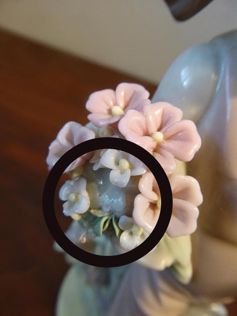 リアドロ3点セット　ちょっと残念な小鳥と少女、ニワトリと少女、鳩と少女