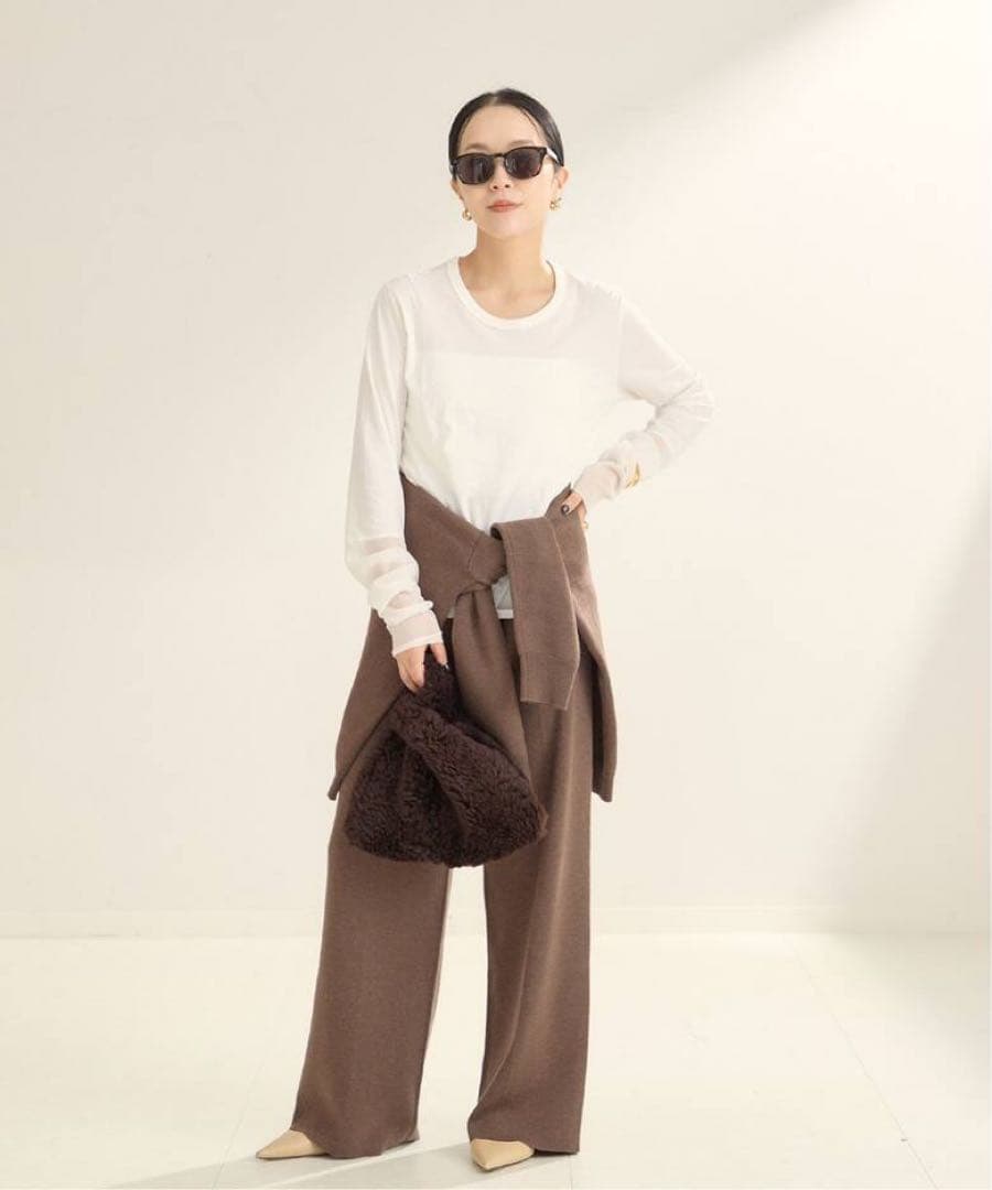 plage プラージュ R’IAM Sheer cuff プルオーバー リアム