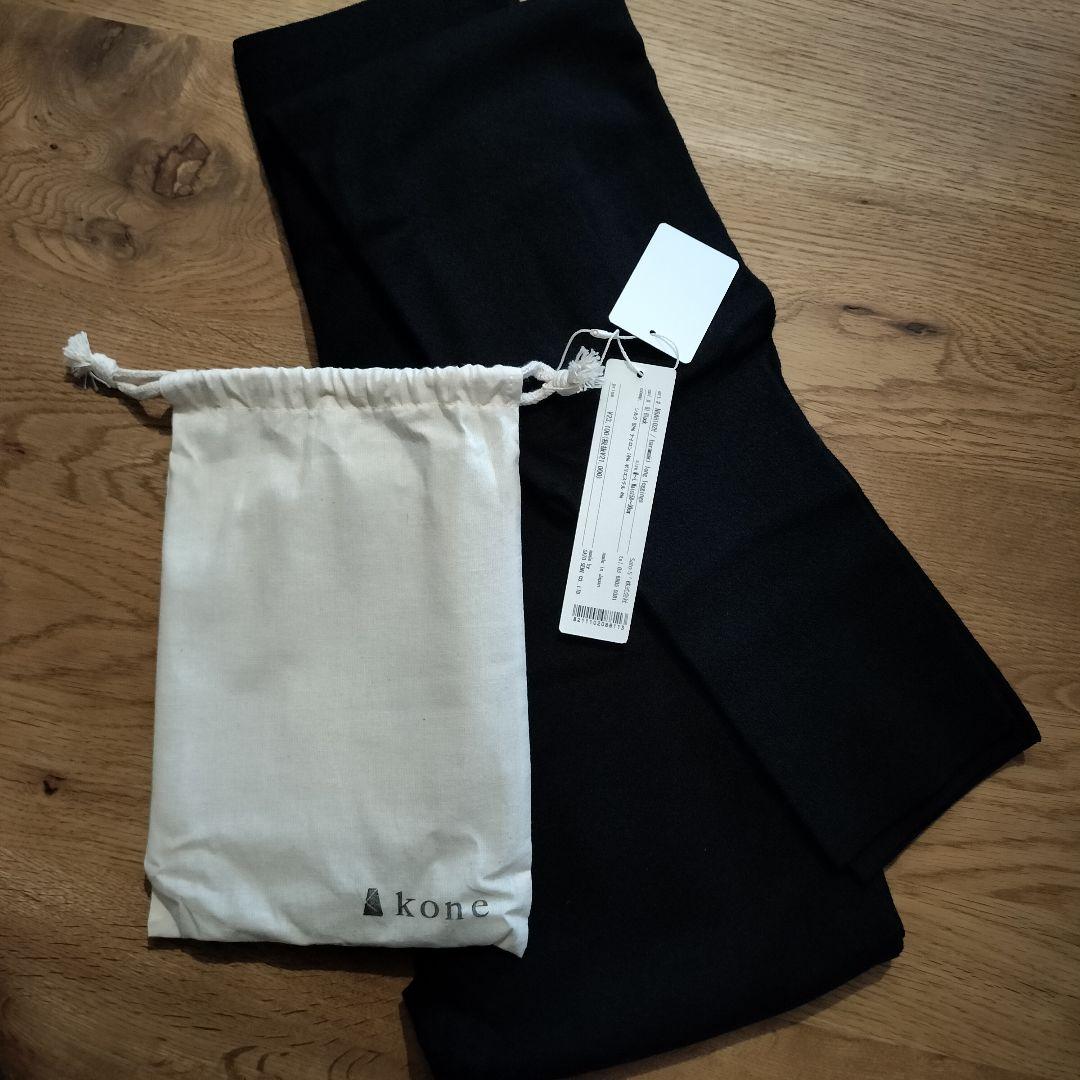 kone 佐藤繊維 早坂香須子 腹巻きロングレギンス 黒