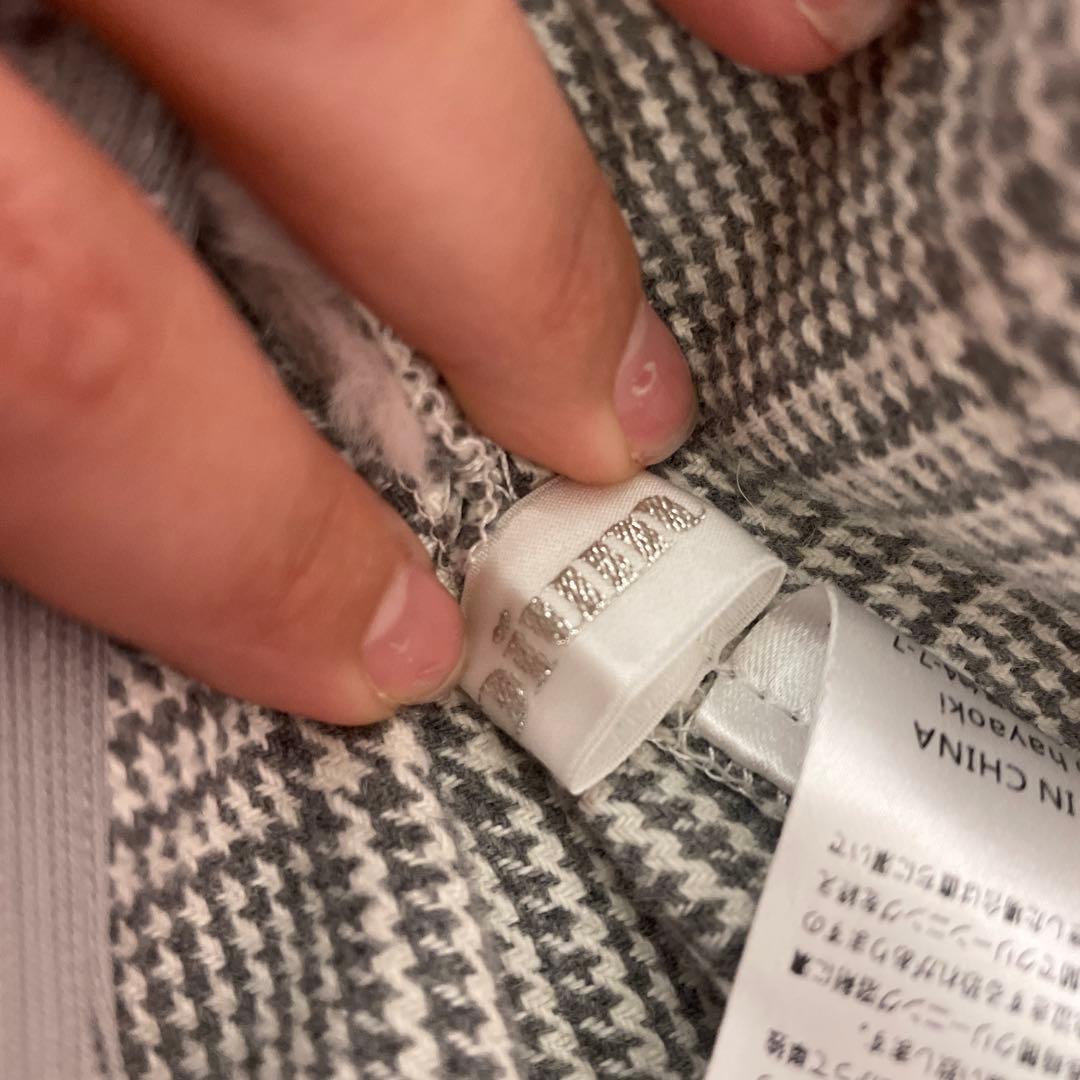 ファー付きティアードミニスカート