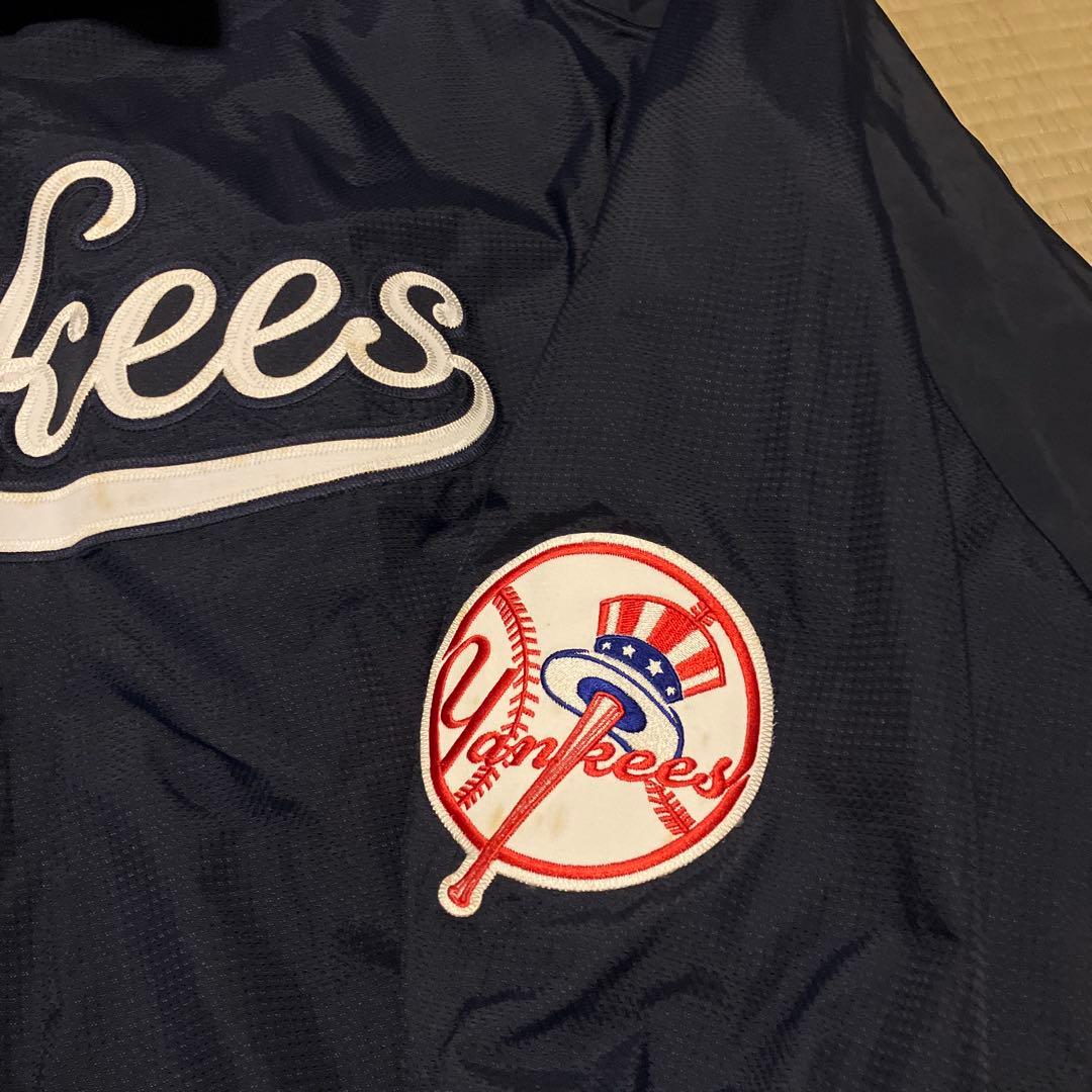 Yankees Majestic ジャケット L ネイビー