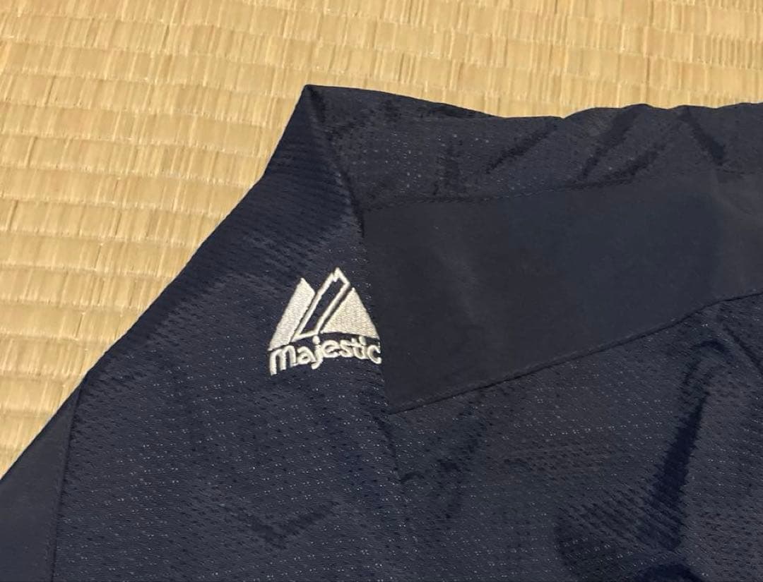 Yankees Majestic ジャケット L ネイビー