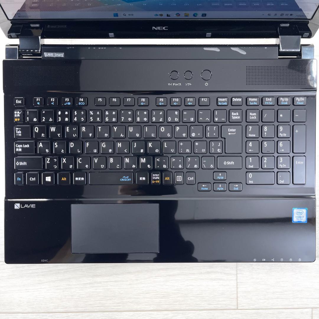 NEC i7 高速SSD500 メモリ8G Windows11 ノートパソコン
