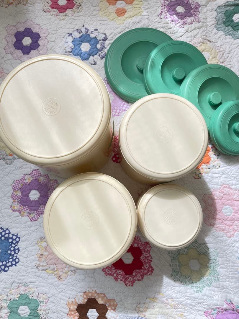 ヴィンテージNally Ware ナリーウェアキャニスター4点GREE·͜· ♡