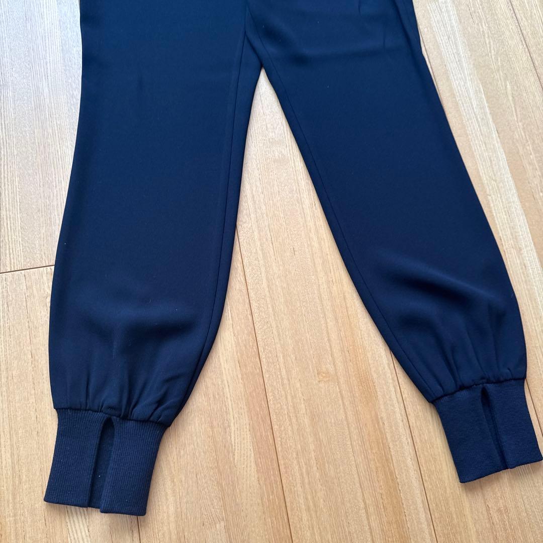 【新品タグ付き Col Pierrot】Rib Pants ネイビー36