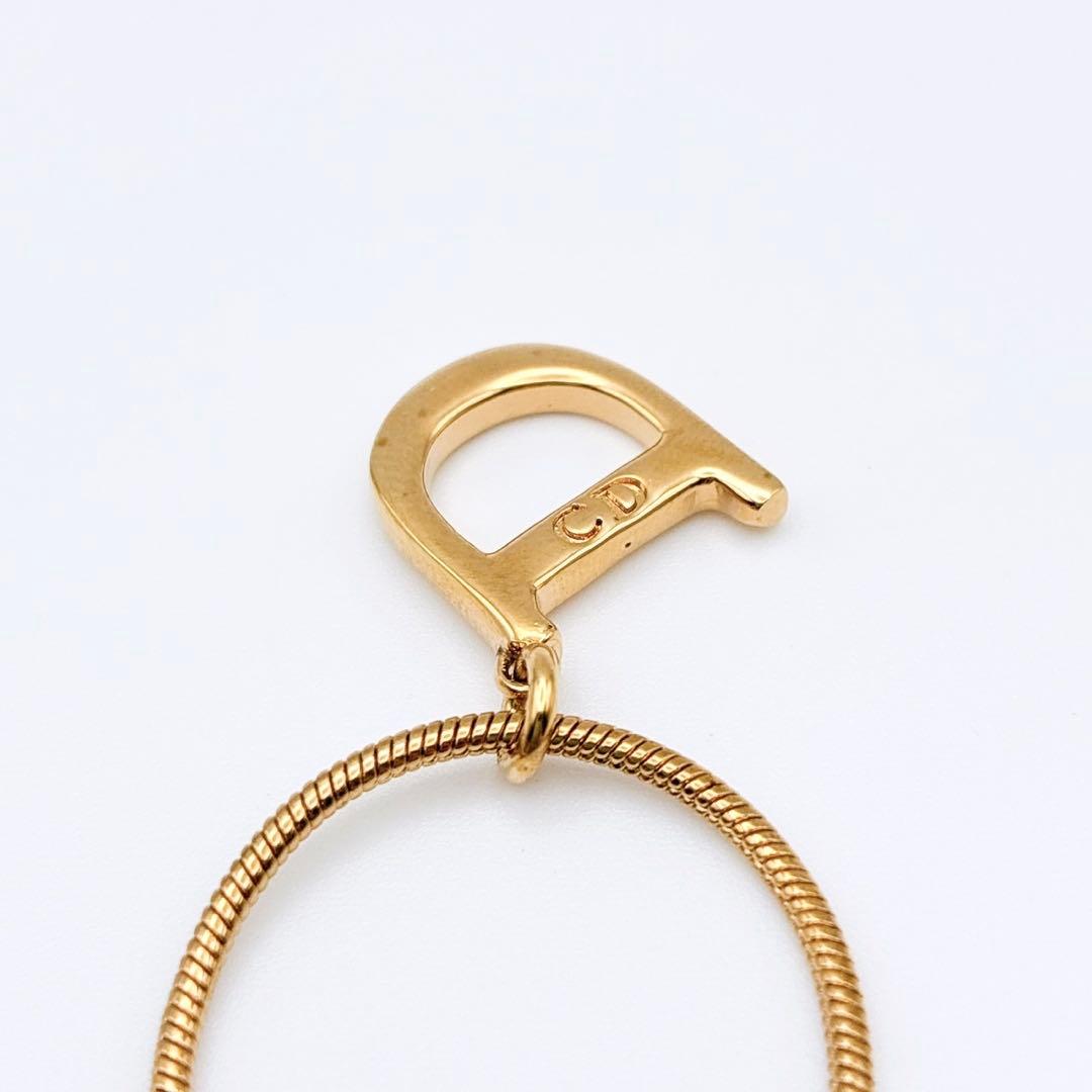 2993-2 保存箱付き✨　Dior　ネックレス　CD ロゴ　希少　刻印　cm