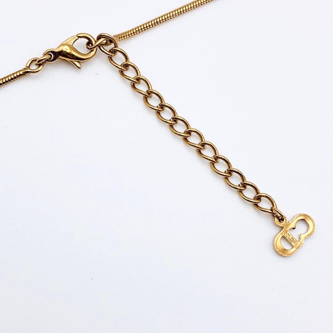 2993-2 保存箱付き✨　Dior　ネックレス　CD ロゴ　希少　刻印　cm