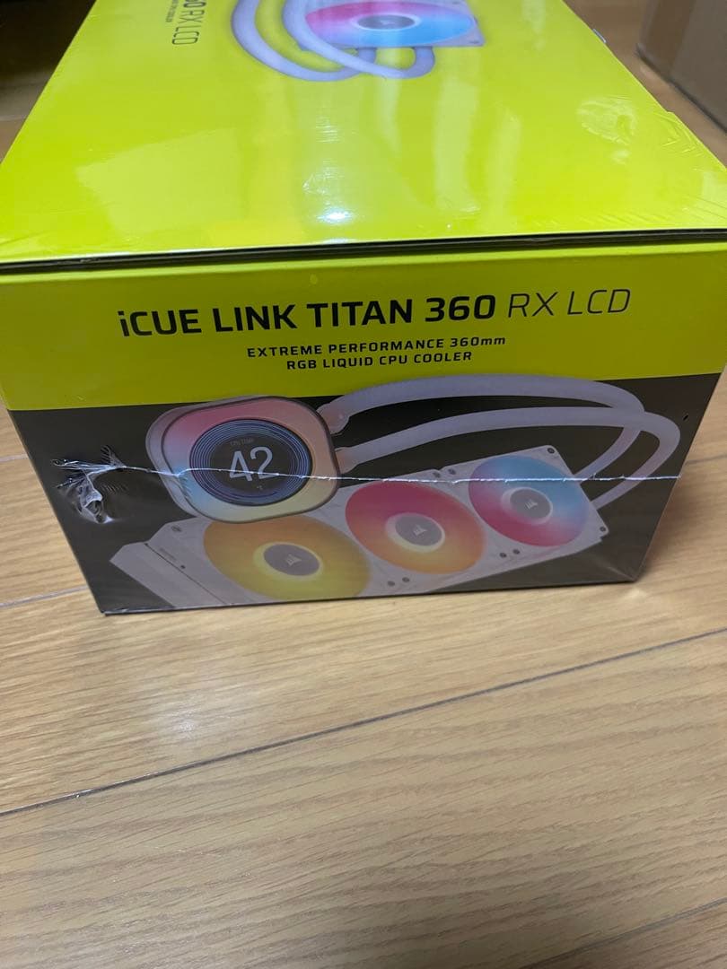 iCUE LINK TITAN 360 RX LCD RGB液体CPUクーラー