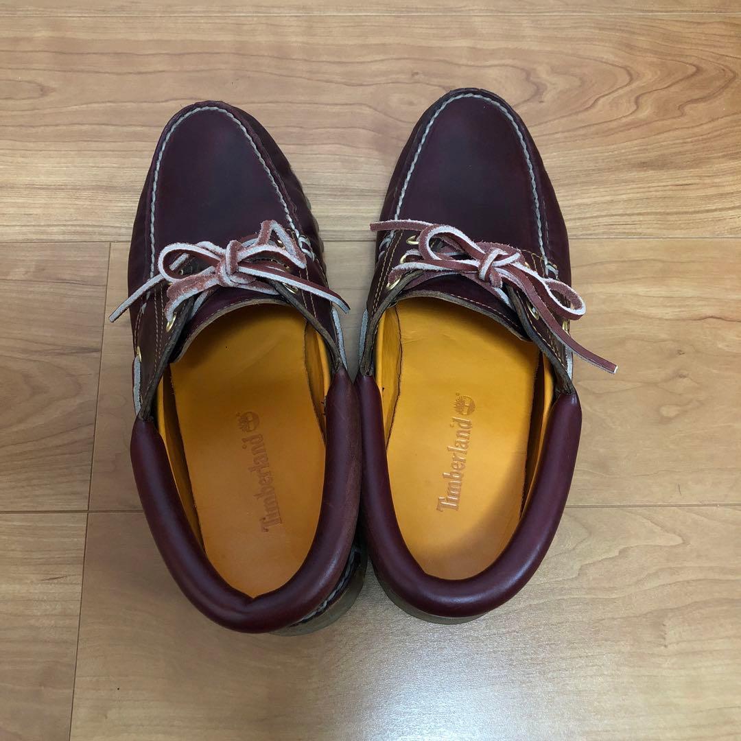 Timberland ３アイレット バーガンディ ２６cm