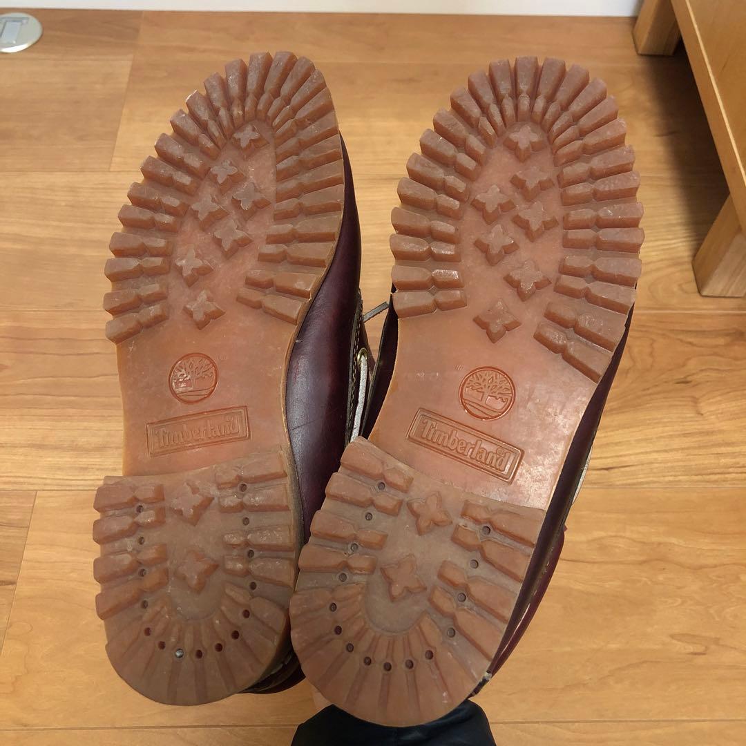 Timberland ３アイレット バーガンディ ２６cm