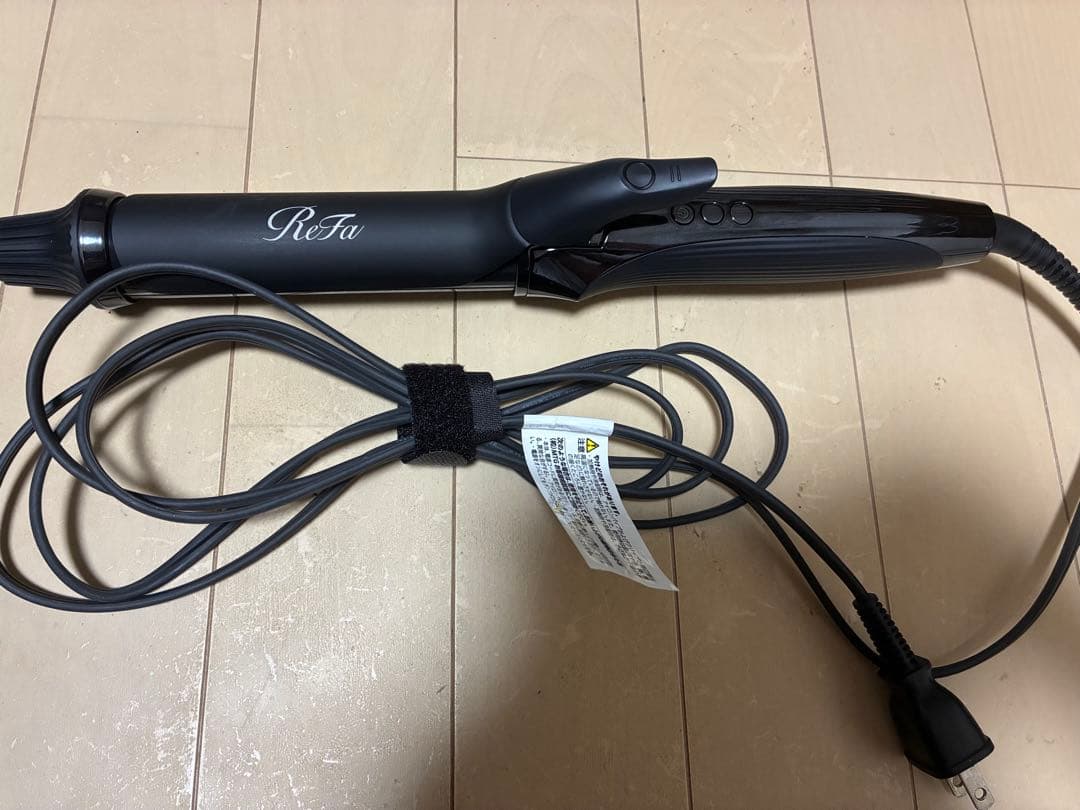 ReFaカールアイロン32mm RE-AW ブラック カールヘアアイロン