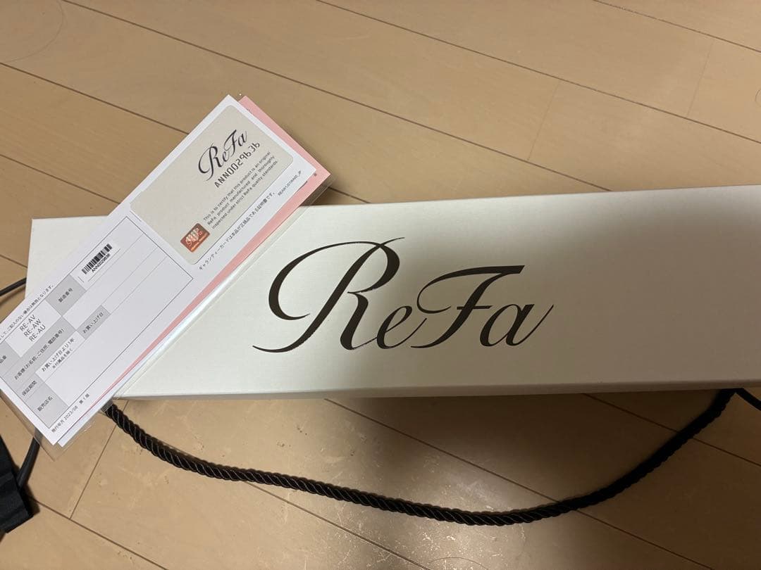 ReFaカールアイロン32mm RE-AW ブラック カールヘアアイロン