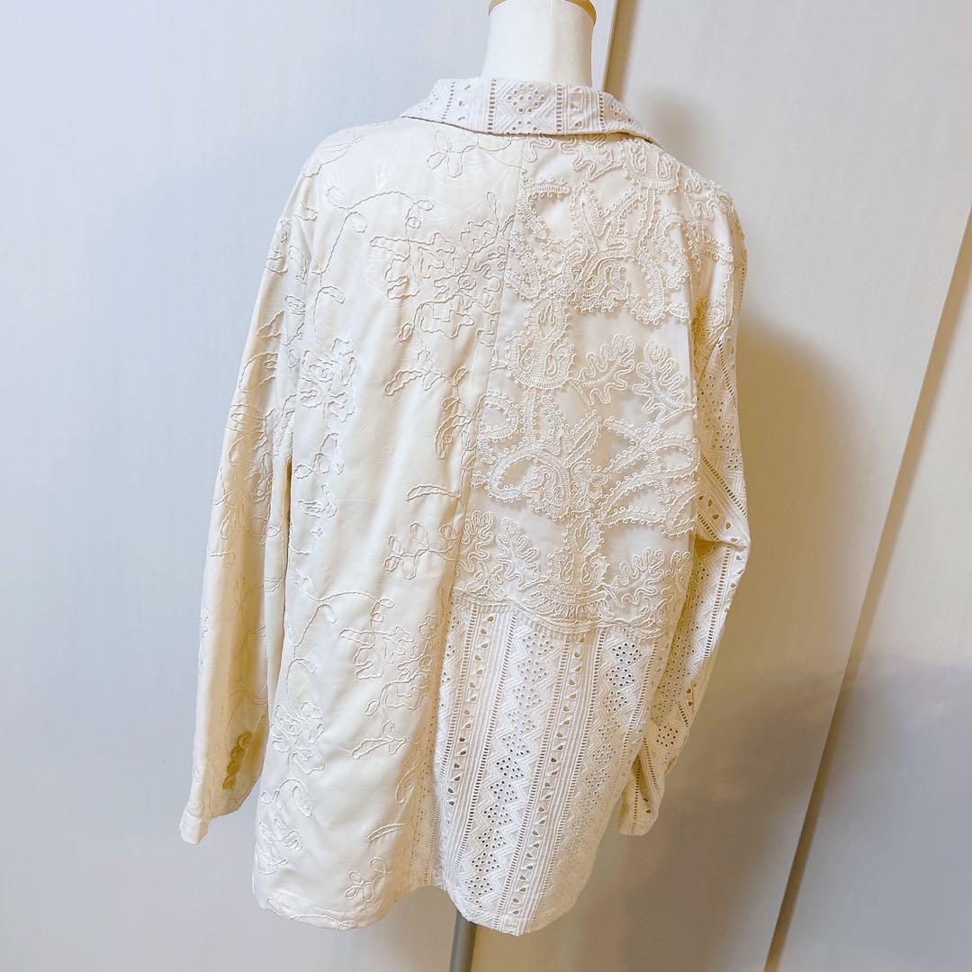 あめり様♡Eaphi PATCHWORK EMBROIDERY LACE JA…