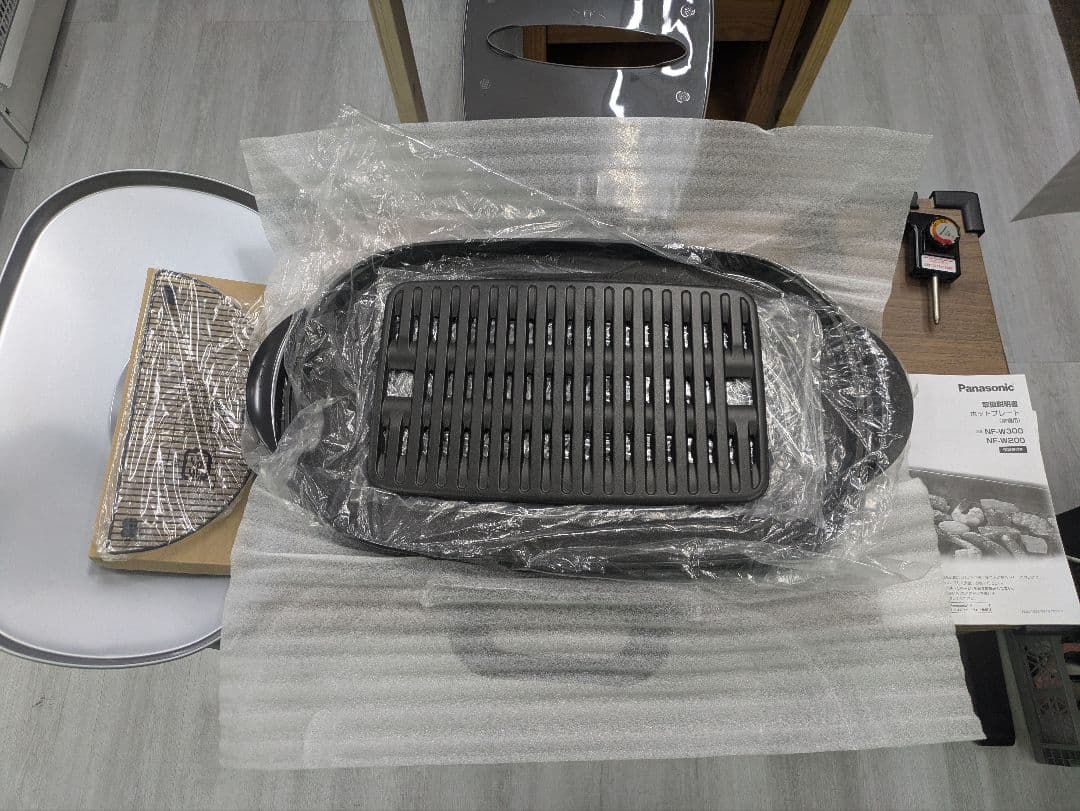 【未使用】 Panasonic NF-W300-S ホットプレート3枚タイプ