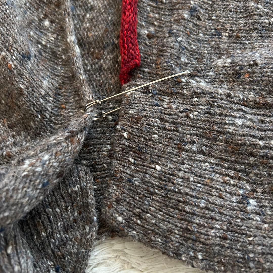 ワイズ　ヨウジヤマモト　アンゴラ　カーディガン　安全ピン　ビックカラー　変形