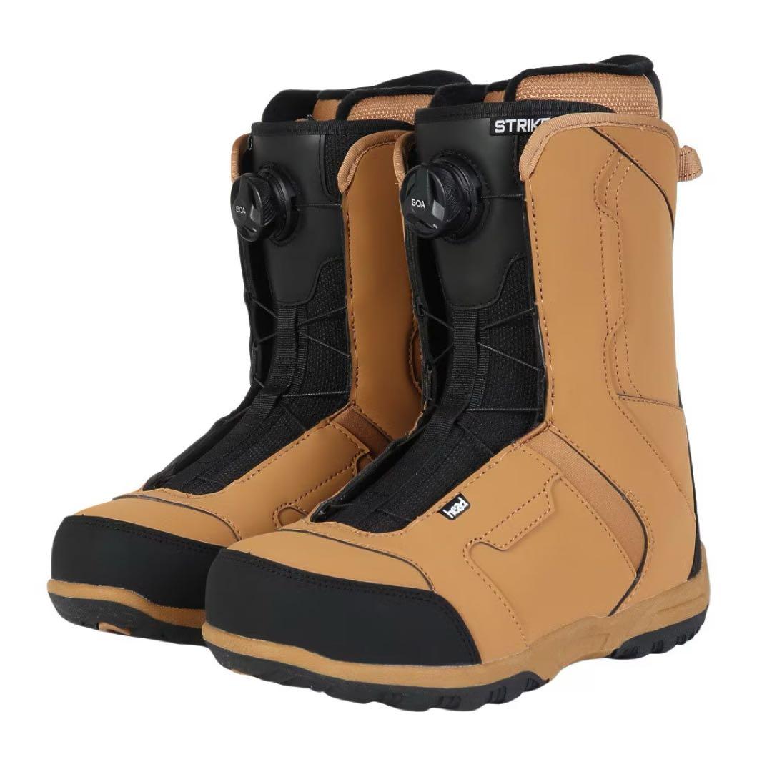 HEAD STRIKE BOAシステム スノーボードブーツ ベージュ24cm