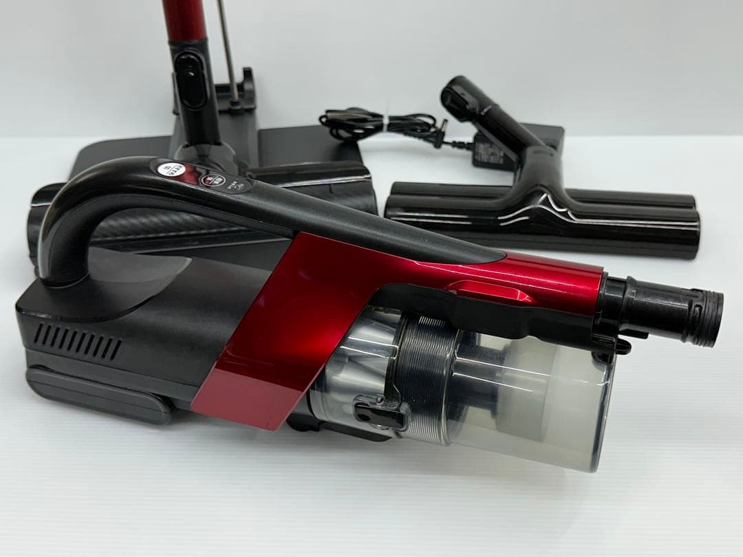 VC-CLX50 東芝　コードレス 掃除機　セット　中古　スティック　赤