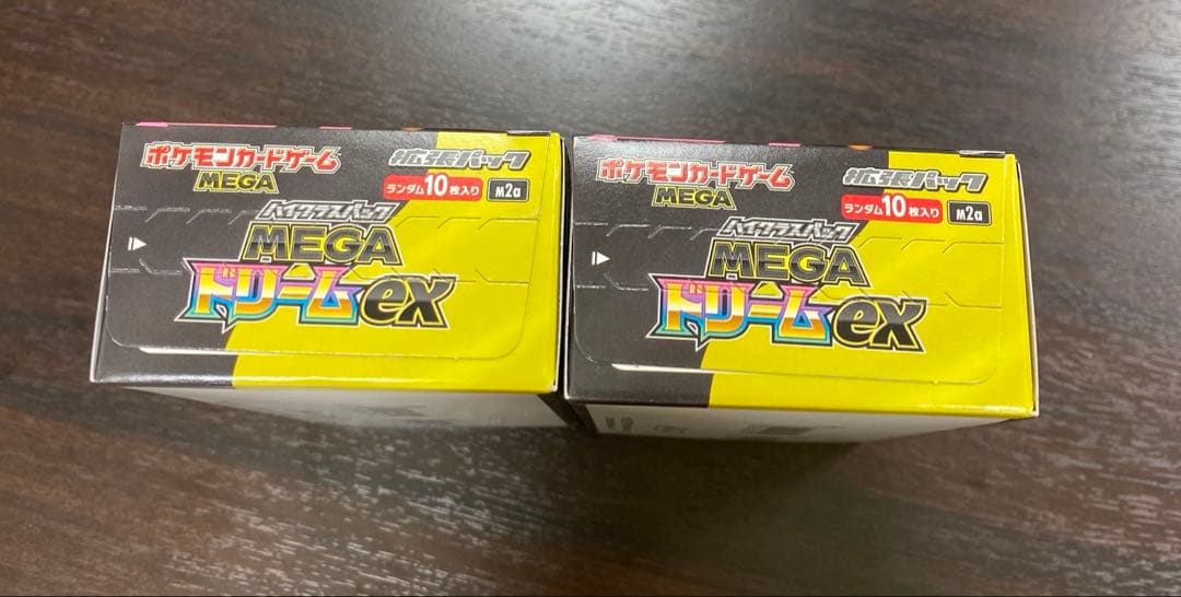 ポケモンカードゲーム MEGAドリームex 2ボックス シュリンクなし