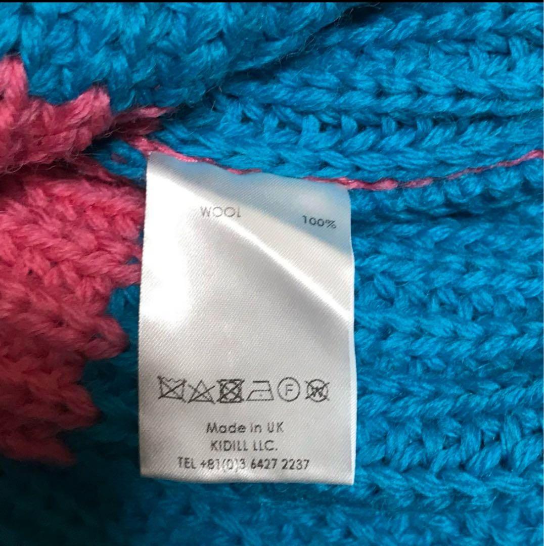 KIDILL キディル　2022aw　オーバーサイズ・ボーダーニット　イギリス製