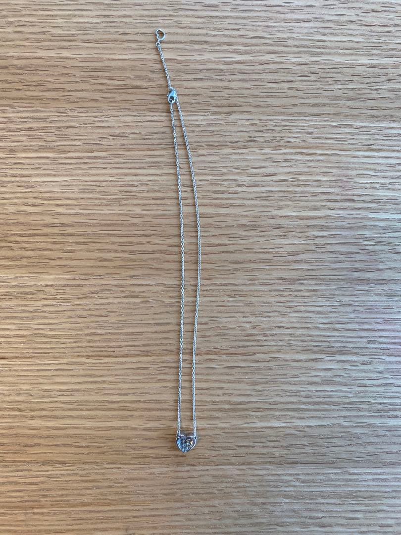 K*様 ポンテヴェキオ ネックレス ダイヤ 0.60ct ハート パヴェ K18