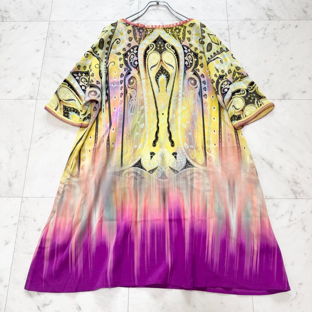 【美品】ETRO エトロ シルク フリンジ ペイズリー チュニック
