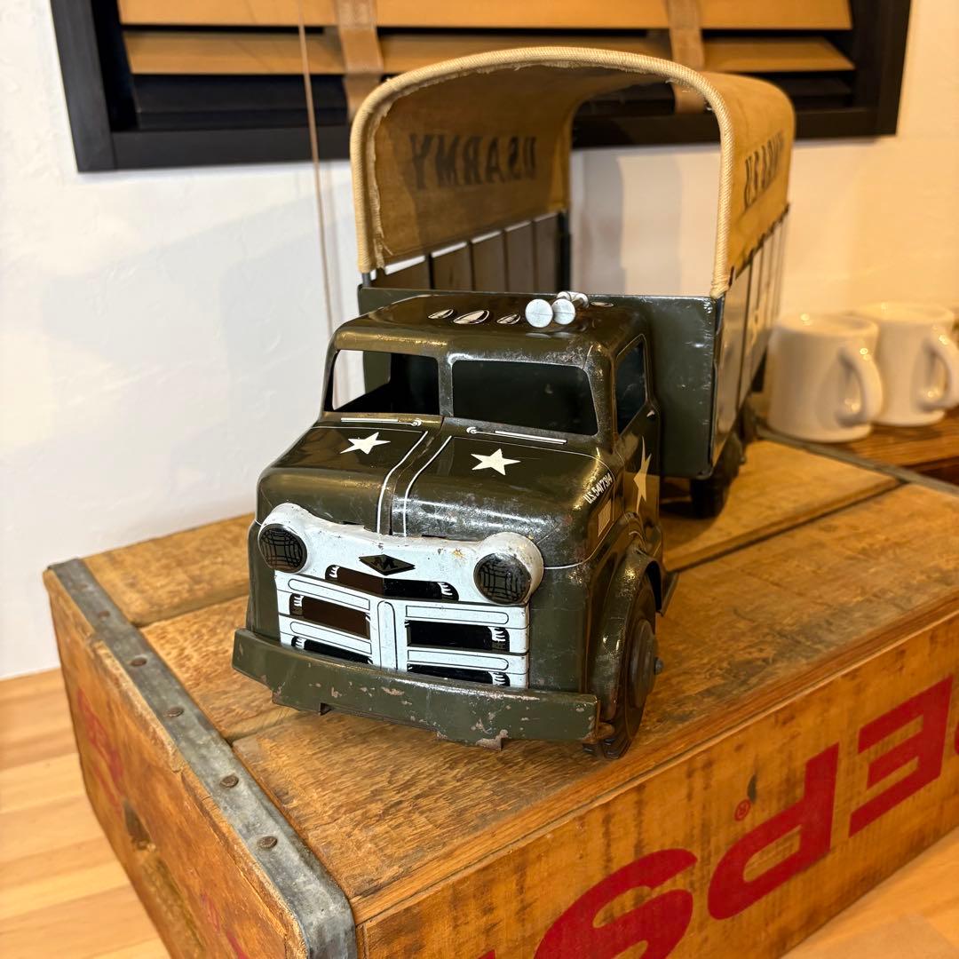 【希少】50s ヴィンテージ MARX\"社 U.S.ARMY トイ トラック