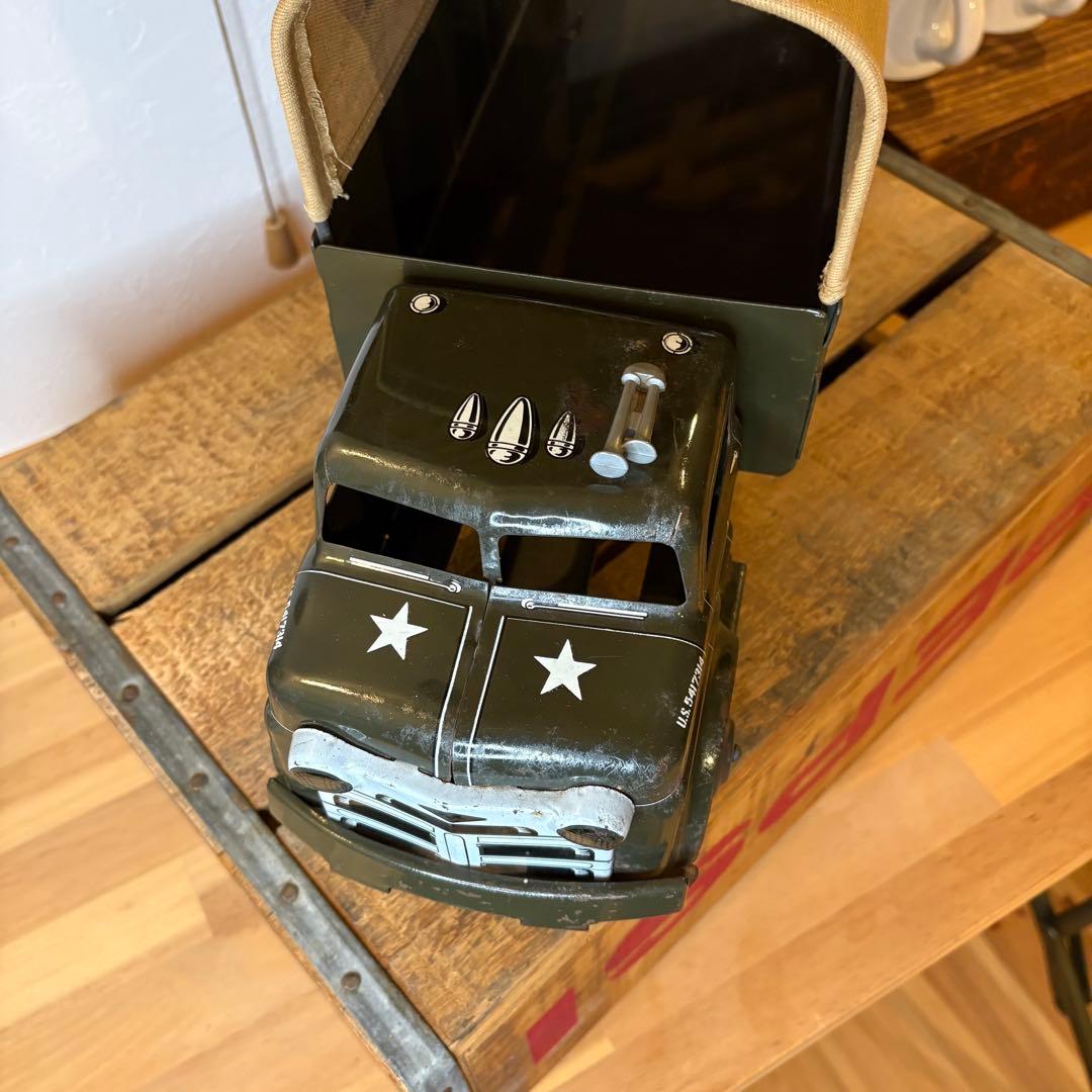 【希少】50s ヴィンテージ MARX\"社 U.S.ARMY トイ トラック