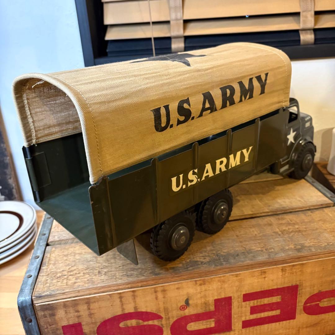 【希少】50s ヴィンテージ MARX\"社 U.S.ARMY トイ トラック