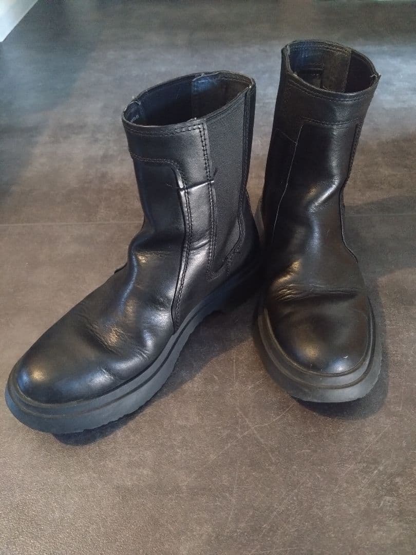 Camper サイドゴア ブーツ 黒 39 25