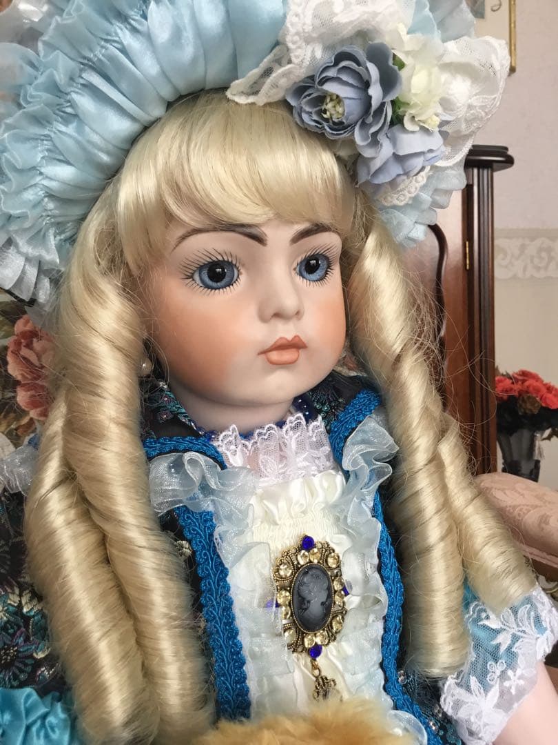 ビスクドール❤️『冬麗ふゆうらら』碧空のBru Jne❤️リプロ