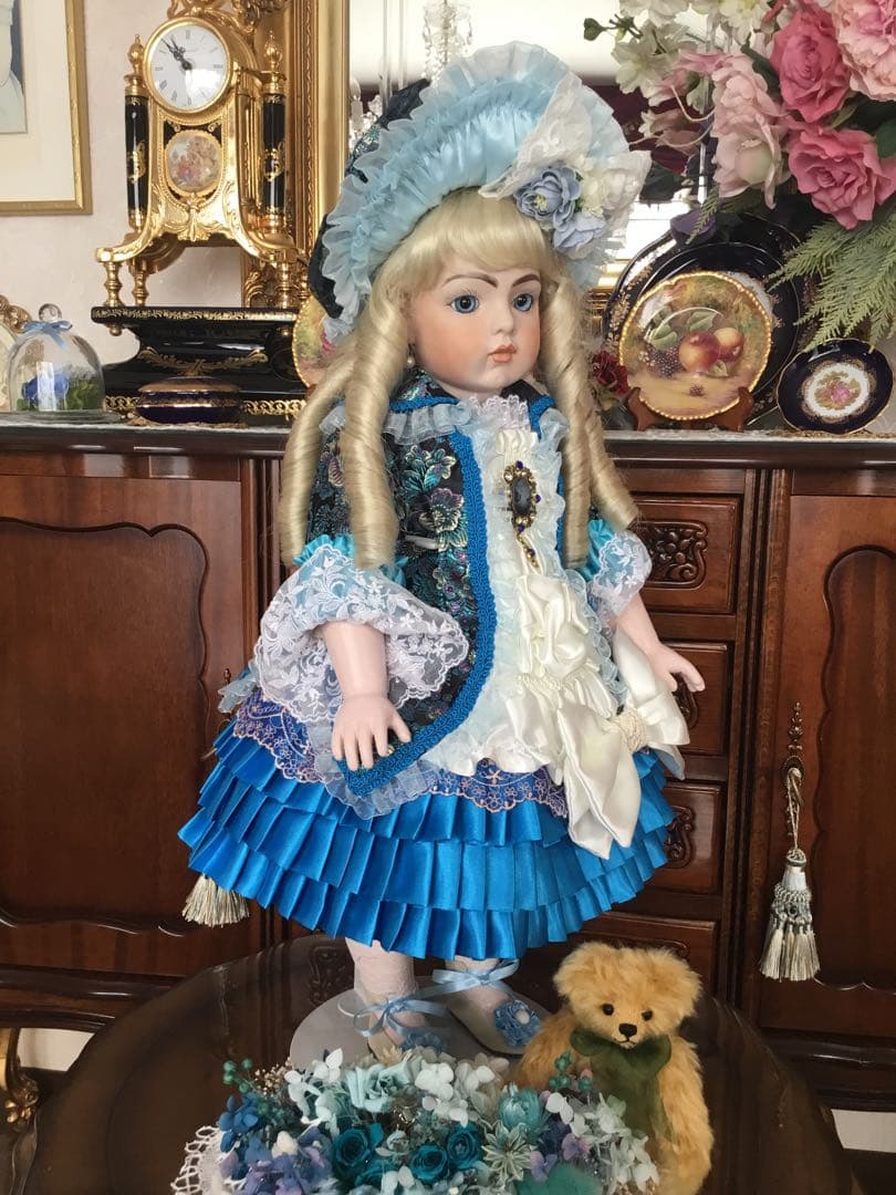 ビスクドール❤️『冬麗ふゆうらら』碧空のBru Jne❤️リプロ