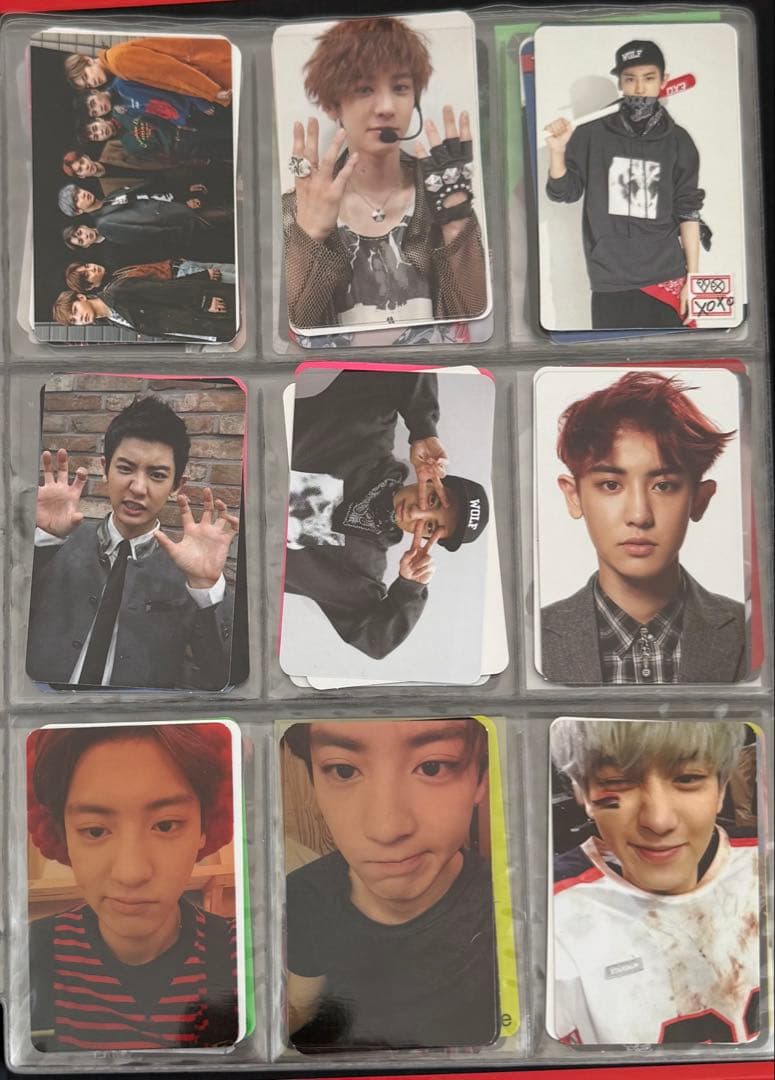 EXO チャニョル トレカ 75枚 Tempo公式バインダーセット