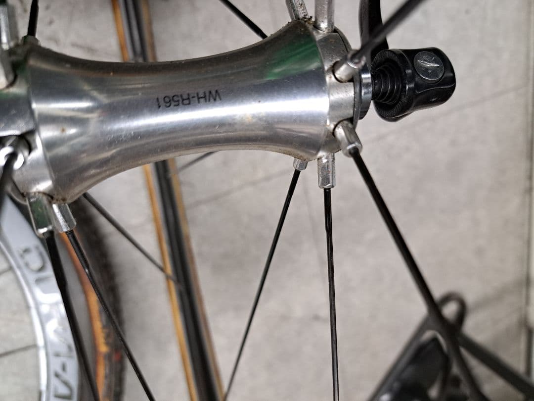 ジャンク DURA-ACE 完組カーボンディープホイールセットWH-R7801