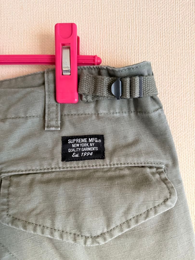 SUPREMEカーゴパンツ オリーブ 30