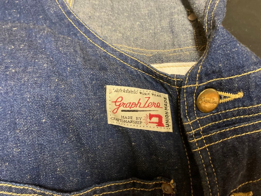 岡山デニム！！ GraphZero デニムオーバーオール