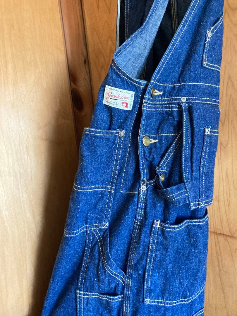 岡山デニム！！ GraphZero デニムオーバーオール