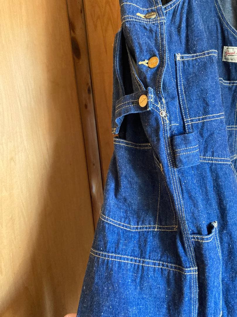 岡山デニム！！ GraphZero デニムオーバーオール