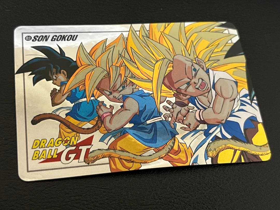 【未剥し美品】ドラゴンボールGT カードダス スーパーバトル 03 孫悟空 当時