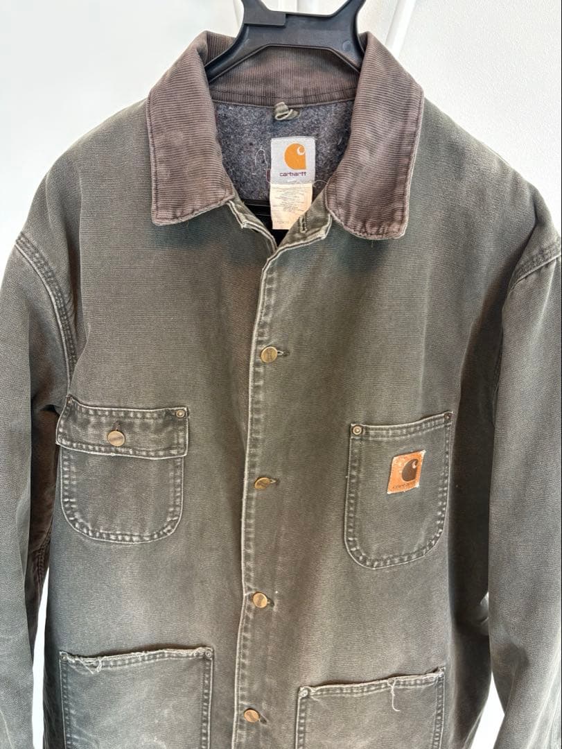 USA製 Carhartt ミシガンチョアコート 良フェード