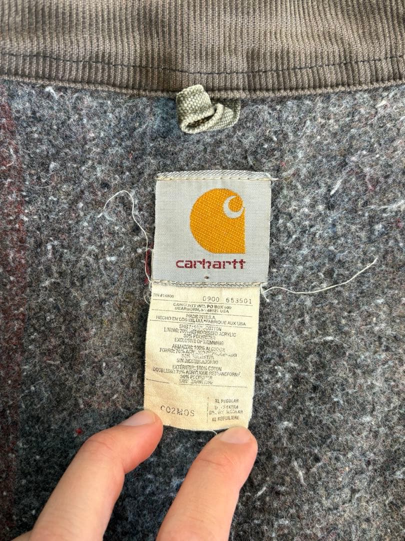 USA製 Carhartt ミシガンチョアコート 良フェード