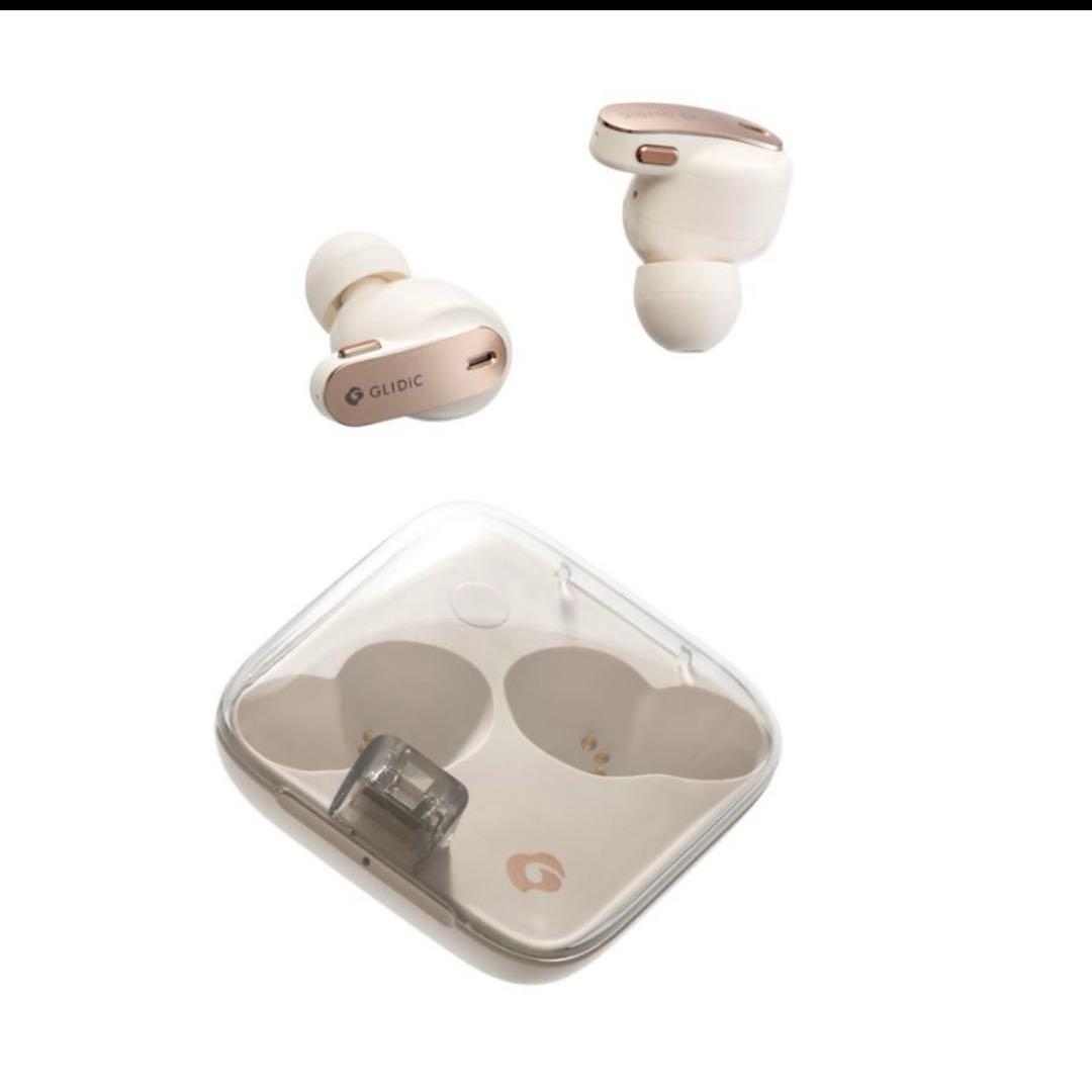 ワイヤレスイヤホン GLIDiC TW-5300 防滴 外音取り込み　白