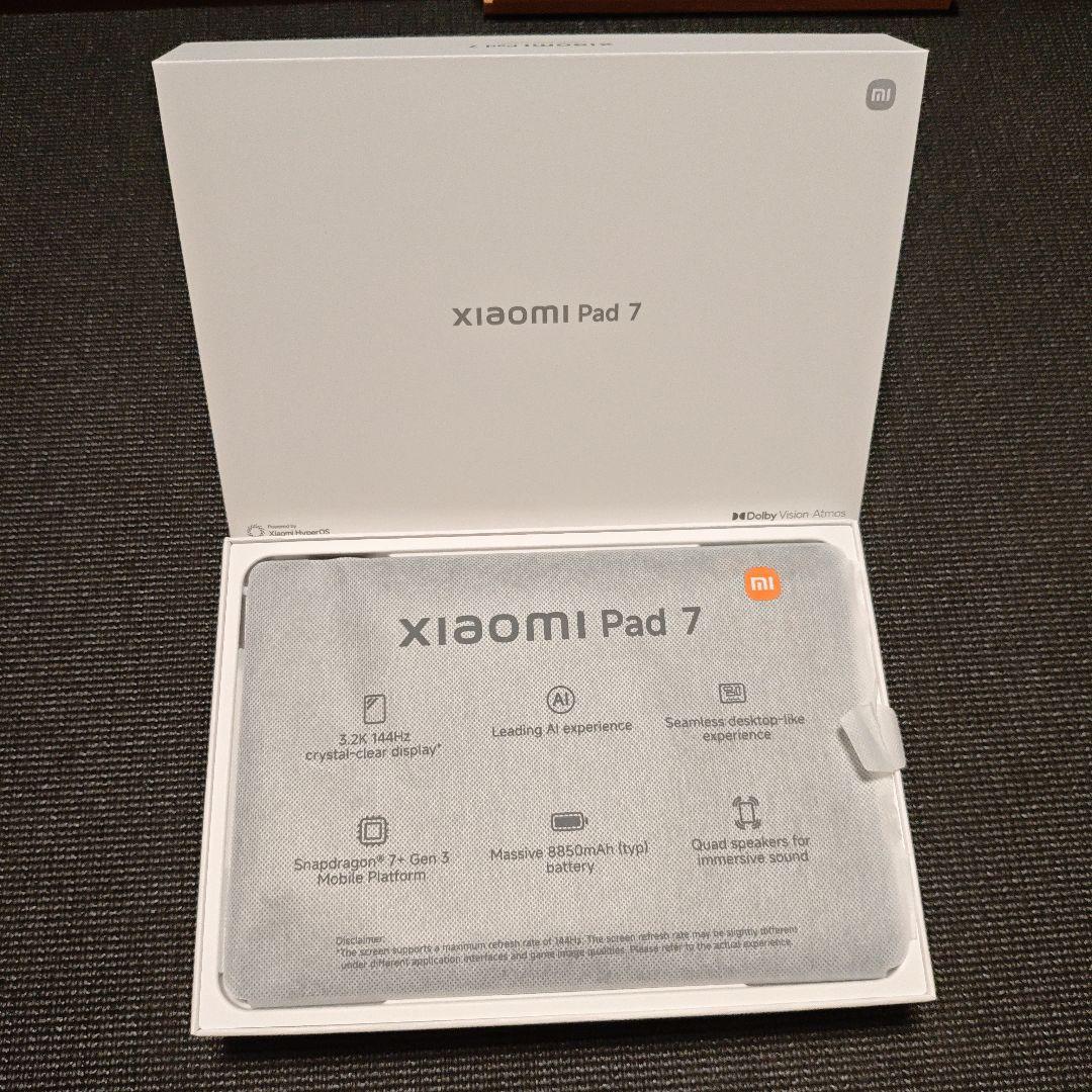 Xiaomi Pad 7 （11.2インチ/8GB/256GB）グレー