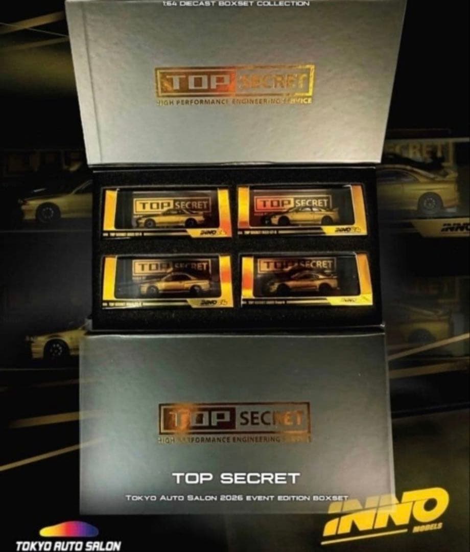 トップシークレット 東京オートサロン 4台セット