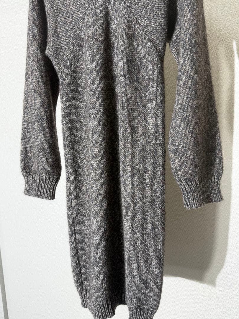 メゾンマルジェラ ハイネックニットワンピース ヴィンテージ