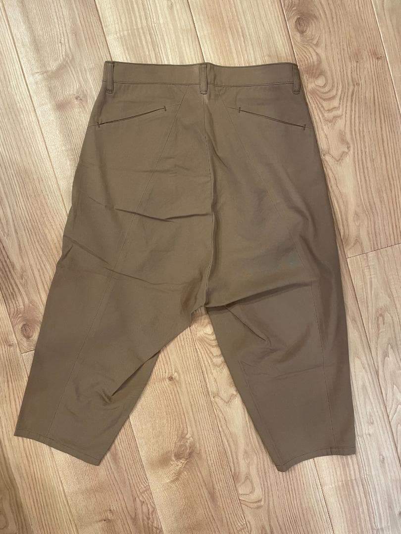 極美品 カズユキクマガイ 強撚コットン ギザ サルエルパンツ 熊谷和幸