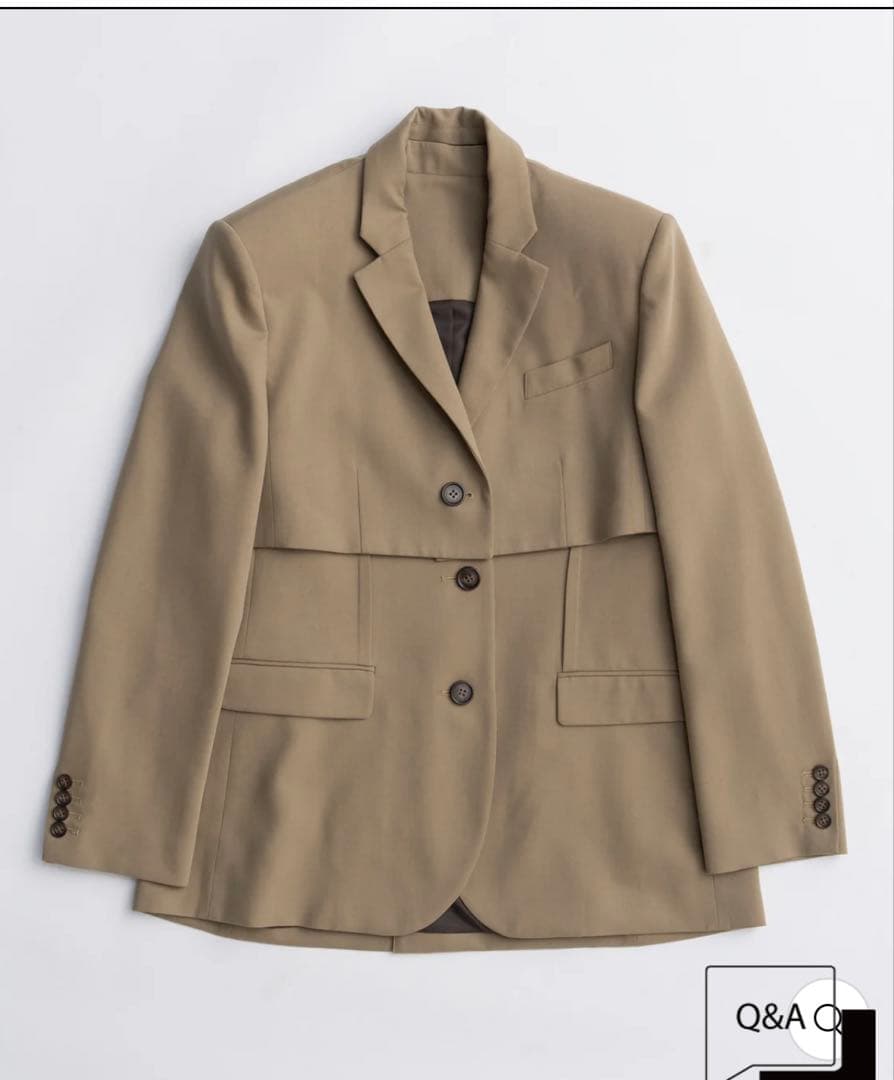 MAISON SPECIAL マルチウェイジャケット ベージュ
